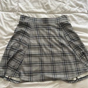 Divided by H&M plaid mini skirt